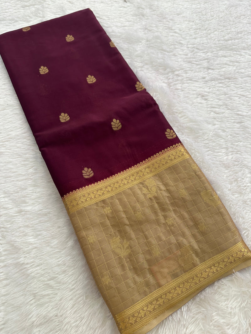 Crape Fancy Saree-JU3