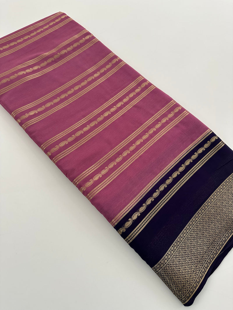 Semi Crepe Fancy Sarees🌹AU18
