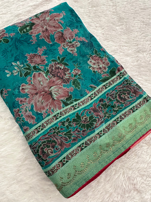 Brosso Fancy Saree New-JU10