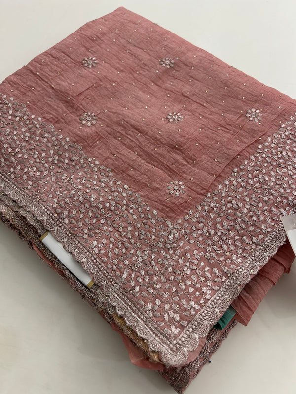 Organza Work Saree-M30
