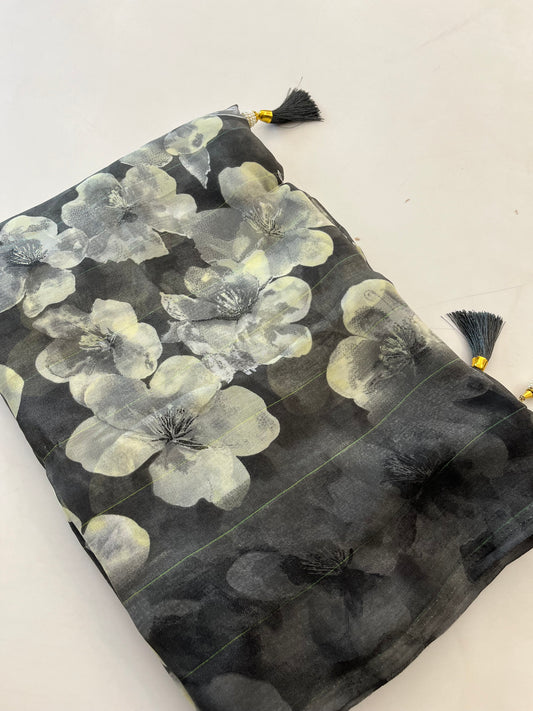 Floral chiffon