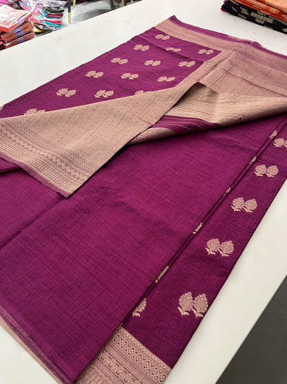 Linen Fancy Saree