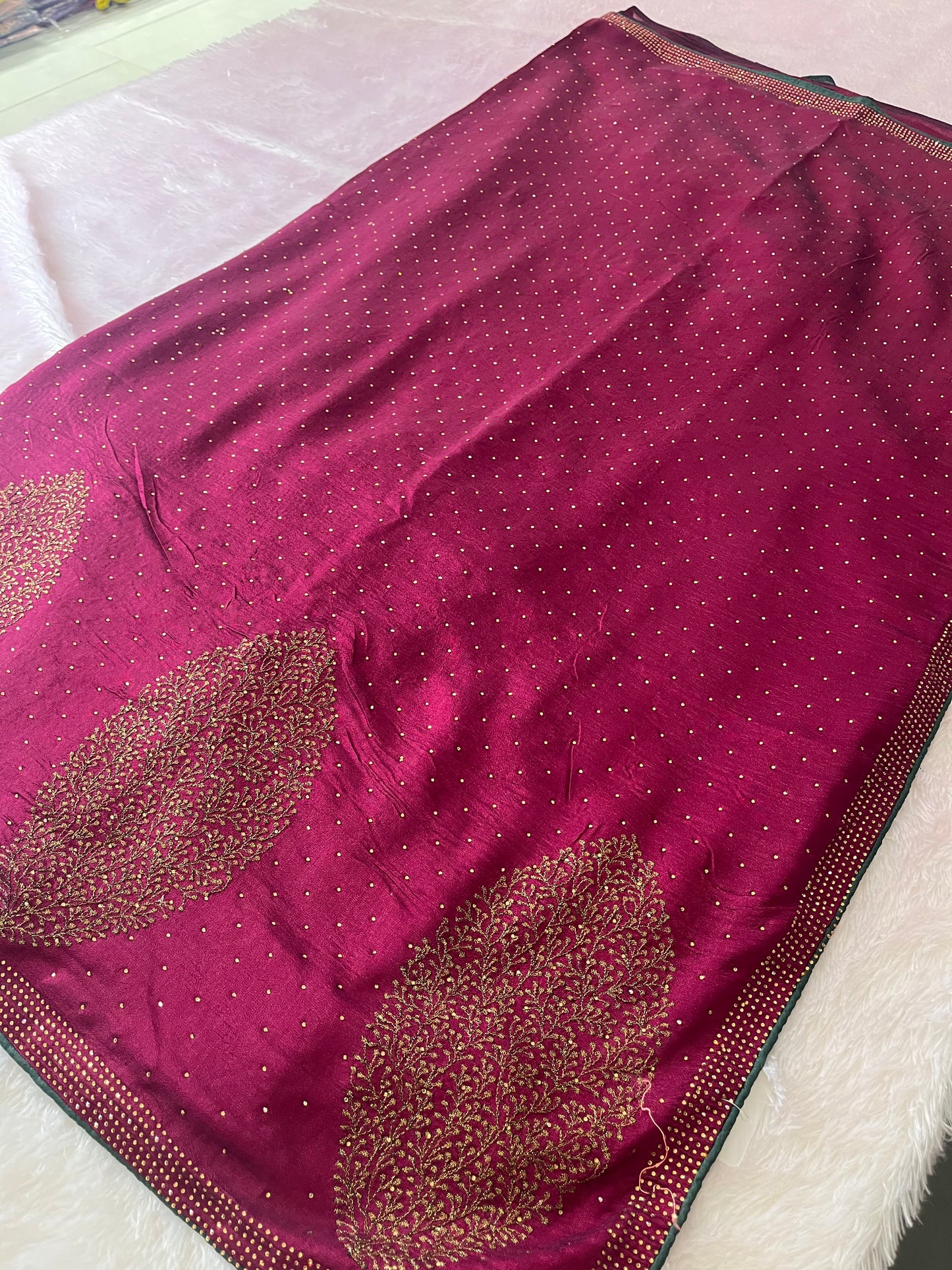Tussar Work Fancy Saree
