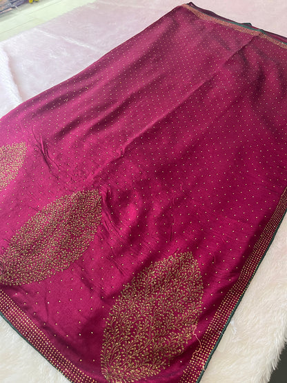 Tussar Work Fancy Saree