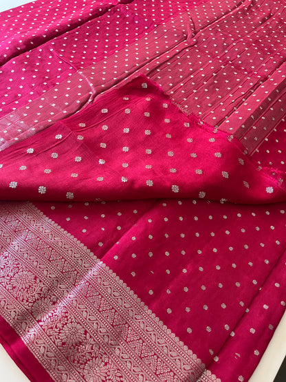 Silver Butties Banarasi Viscose