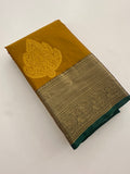 Kanchi Semi Silk Sarees in beautiful color combinations🌹- AU12
