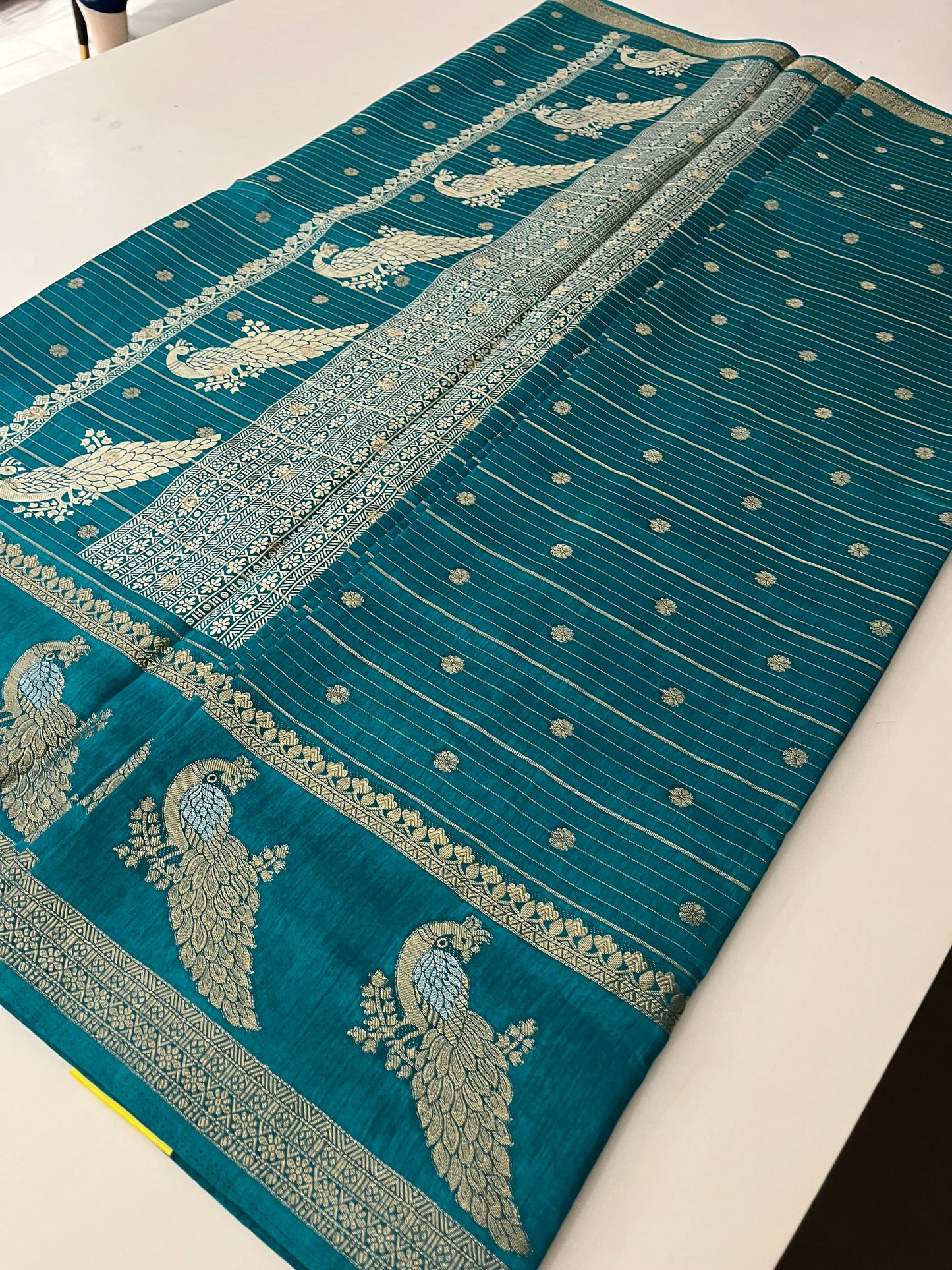 Tussar Chiffon Saree