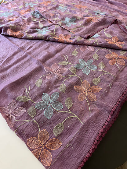 Soft organza Fancy saree