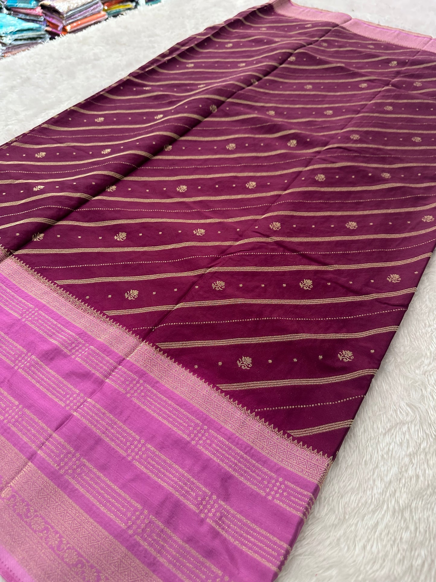 Premium Crape Designer Saree-M13