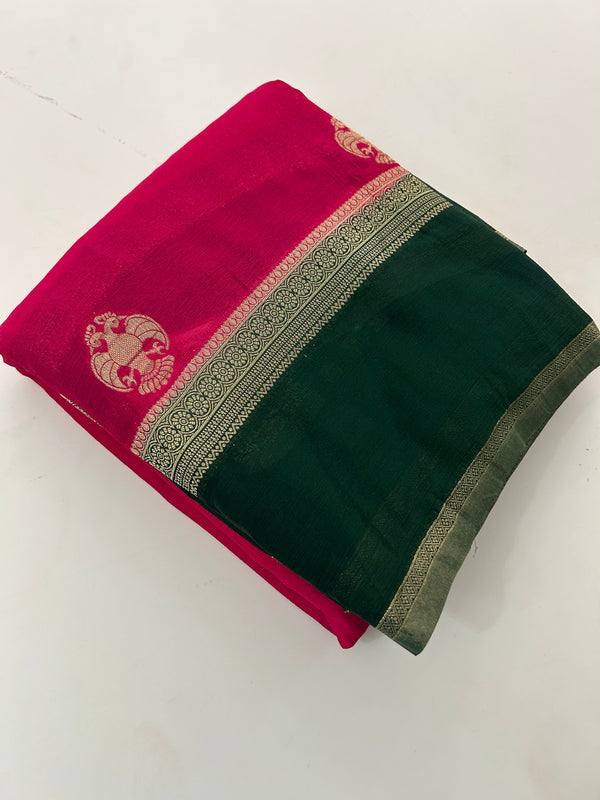 Premium Georgette Fancy Saree-M17