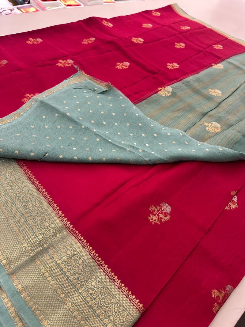 Premium Tussar Fancy Saree -AU6