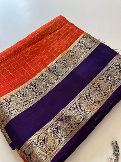 Banarasi Crape Vinrage Designer saree