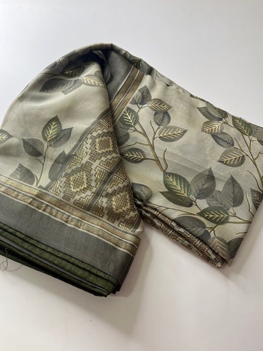 Printed Brosso Saree