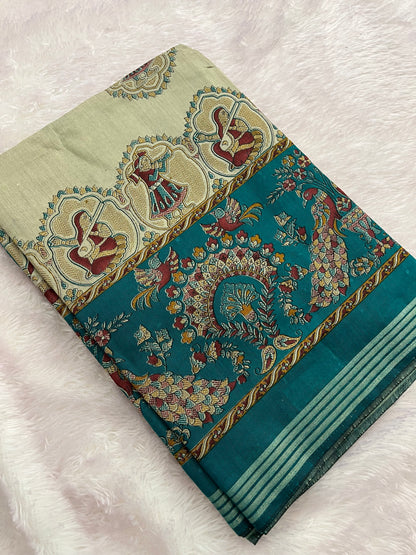 Crape chiffon printed