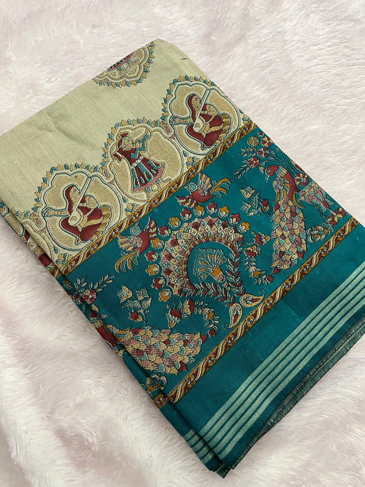 Crape chiffon printed