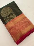 Semi Kanchi Silk Saree-J22