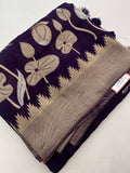 Jute Chiffon Premium Designer Saree-M26