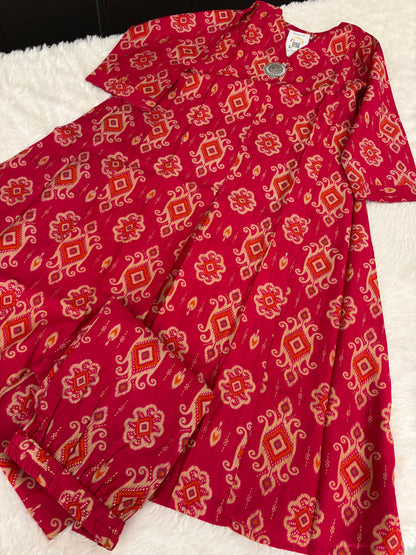 Office Wear Kurti With Pendant