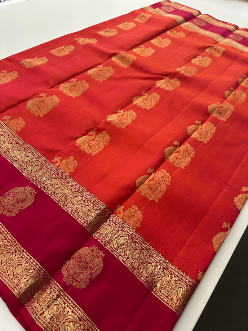 Self Kanchi Silk Sarees🌹-AU14