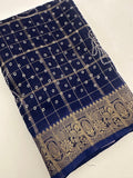 Crape Chiffon Fancy Saree-J1
