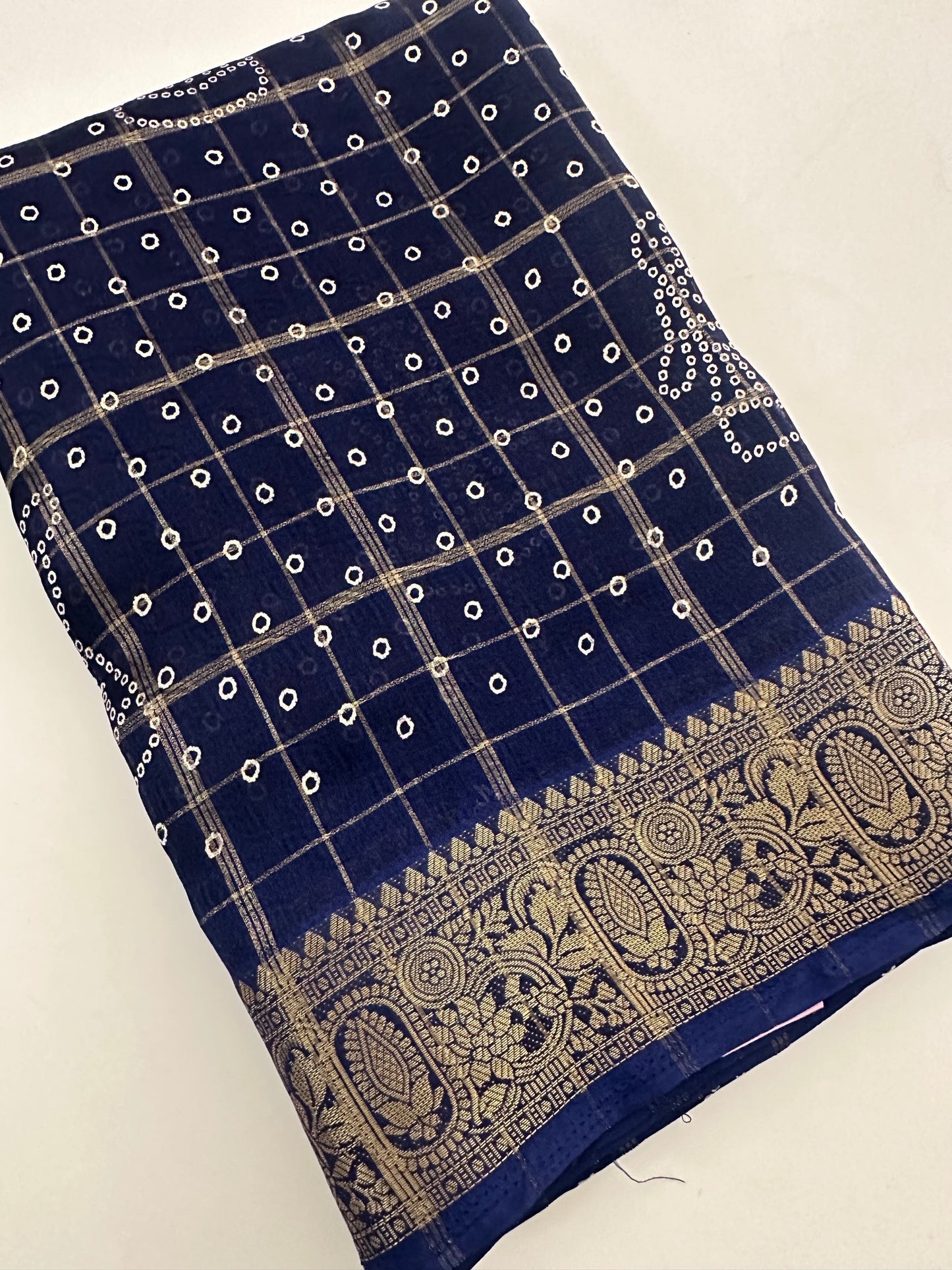 Crape Chiffon Fancy Saree-J1