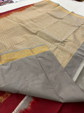 New collection in Kanchi Semi Silk sarees for Varmahalaxmi with contrast matching blouse piece-JU30