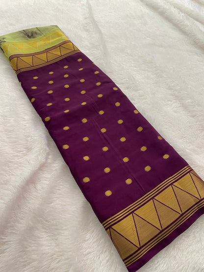 Printed crape silk