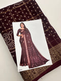 Crape Chiffon Fancy Saree-J1