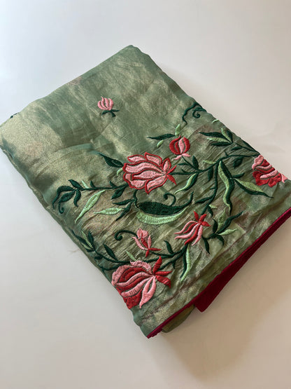 Designer Simmer Fancy Saree