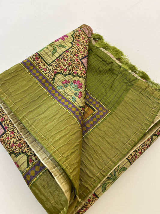 Crush Tussar Printed