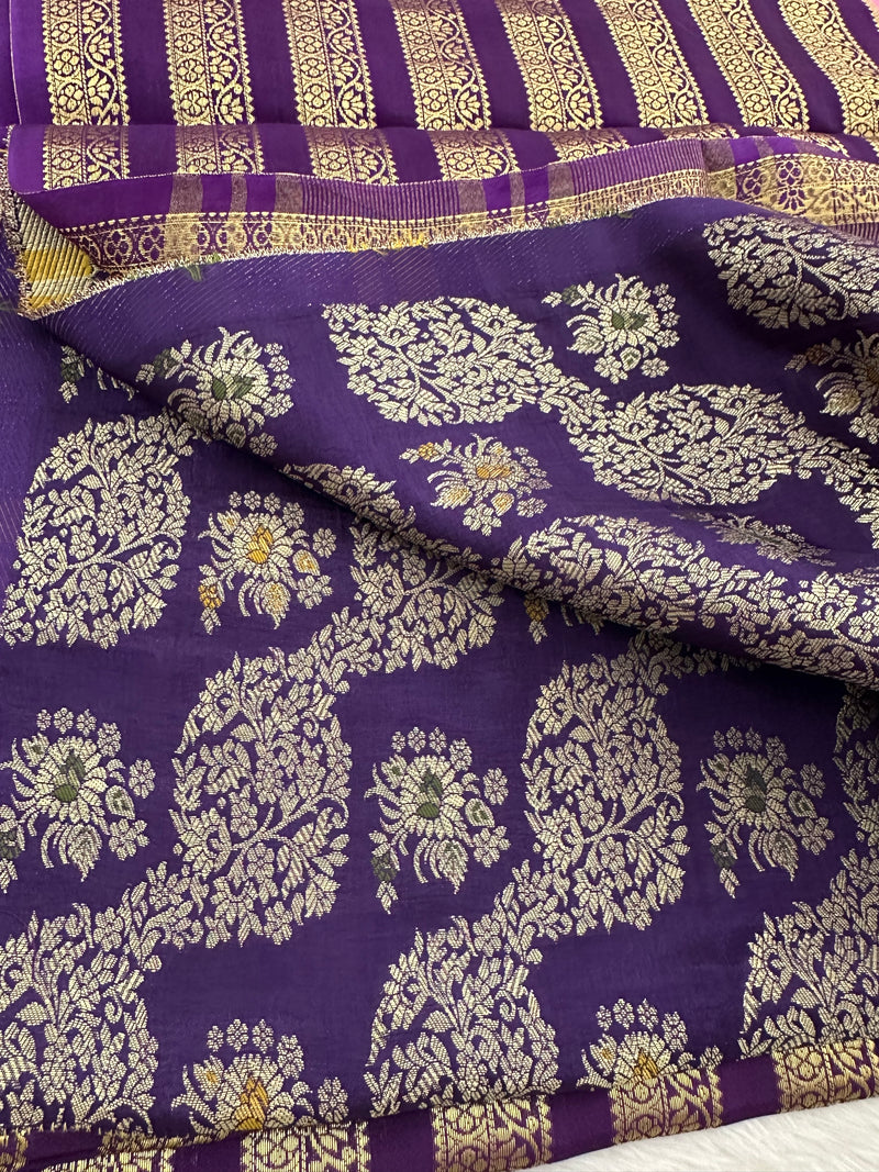 Banarsi Fancy Silk Saree-JU9