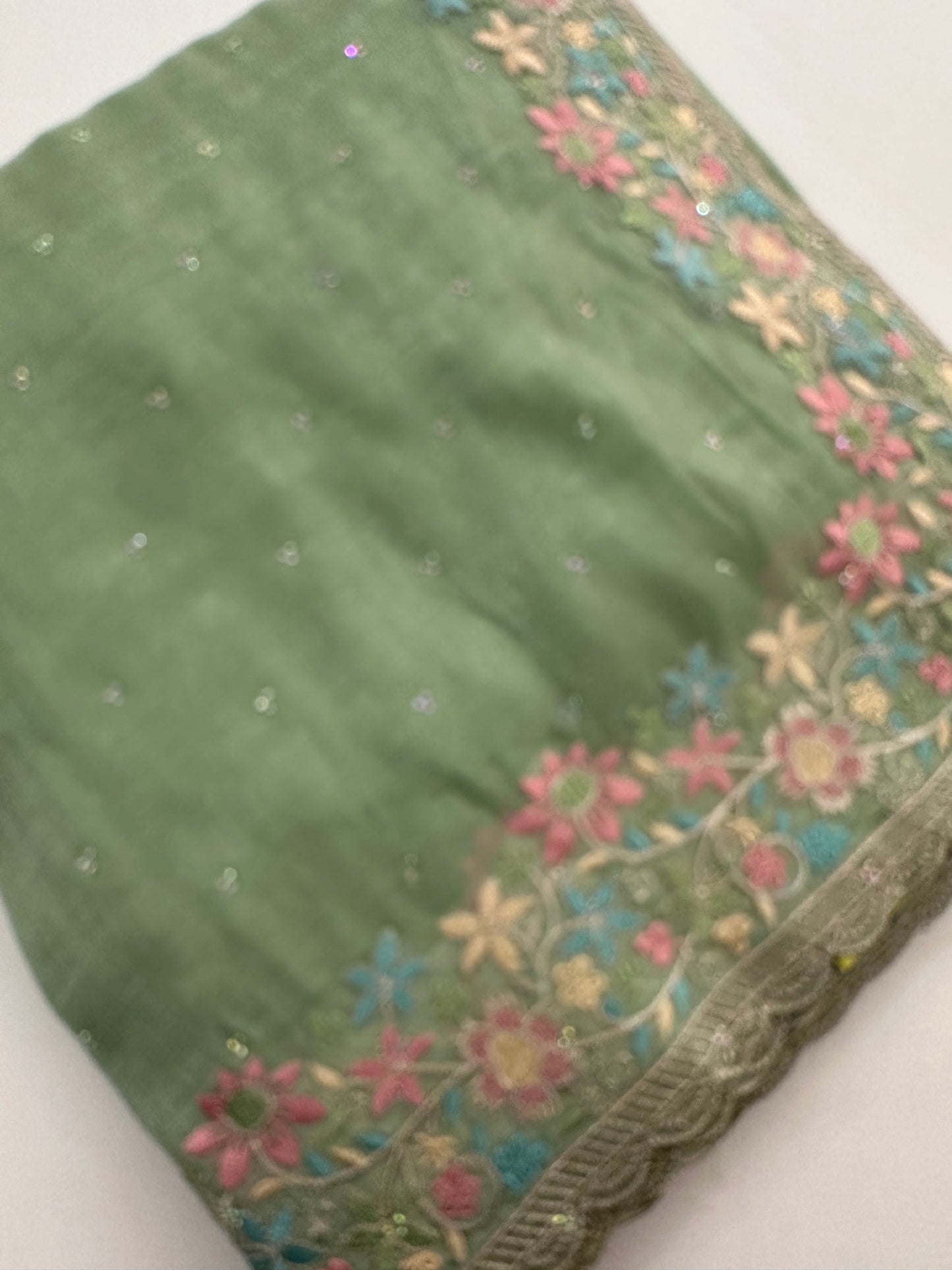 Organza Work Saree-M30