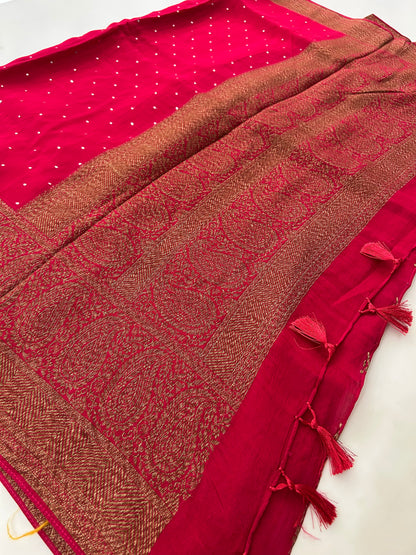 JUTE TUSSAR PREMIUM WITH MIRROR WORK-22