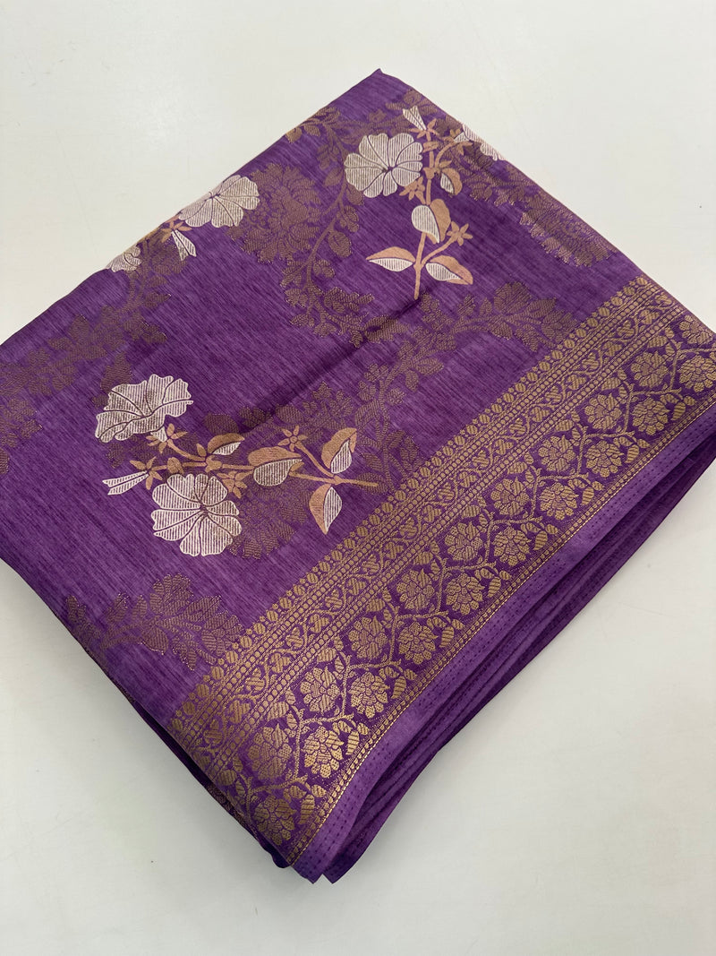 Tussar Fancy New Prints-J18