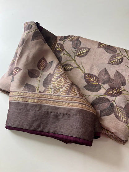 Printed Brosso Saree