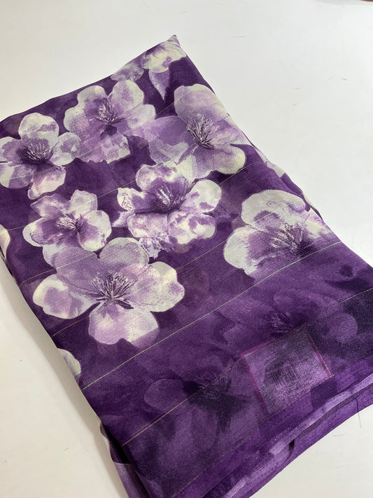 Printed chiffon