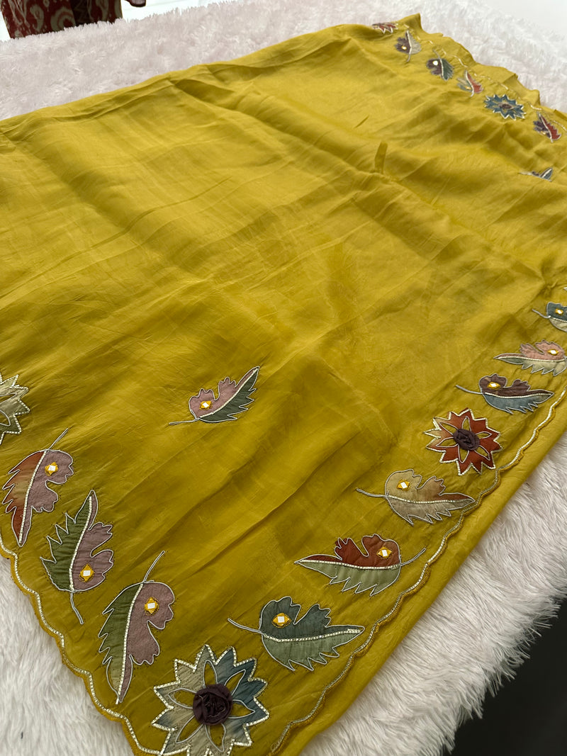 NEW PASTEL ORGANZA DESIGNER SAREE