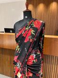Premium daily wear printed chiffon sarees 🌹 JU26