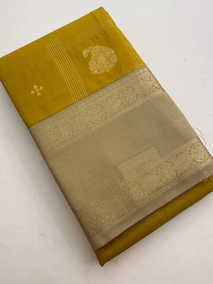 Semi Kanchi/Vegan Silk Saree-11