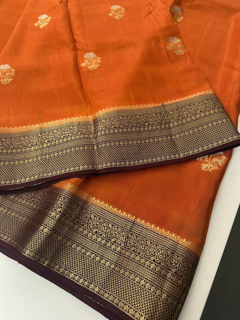 Premium Tussar Fancy Saree -AU6