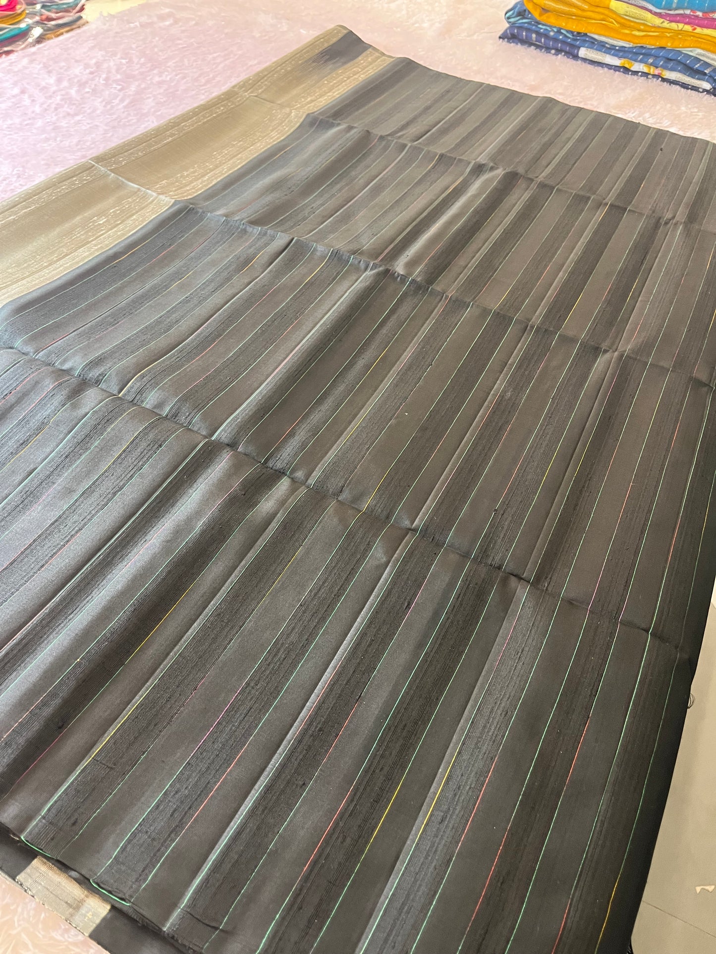 Jute Kanchi Silk Saree