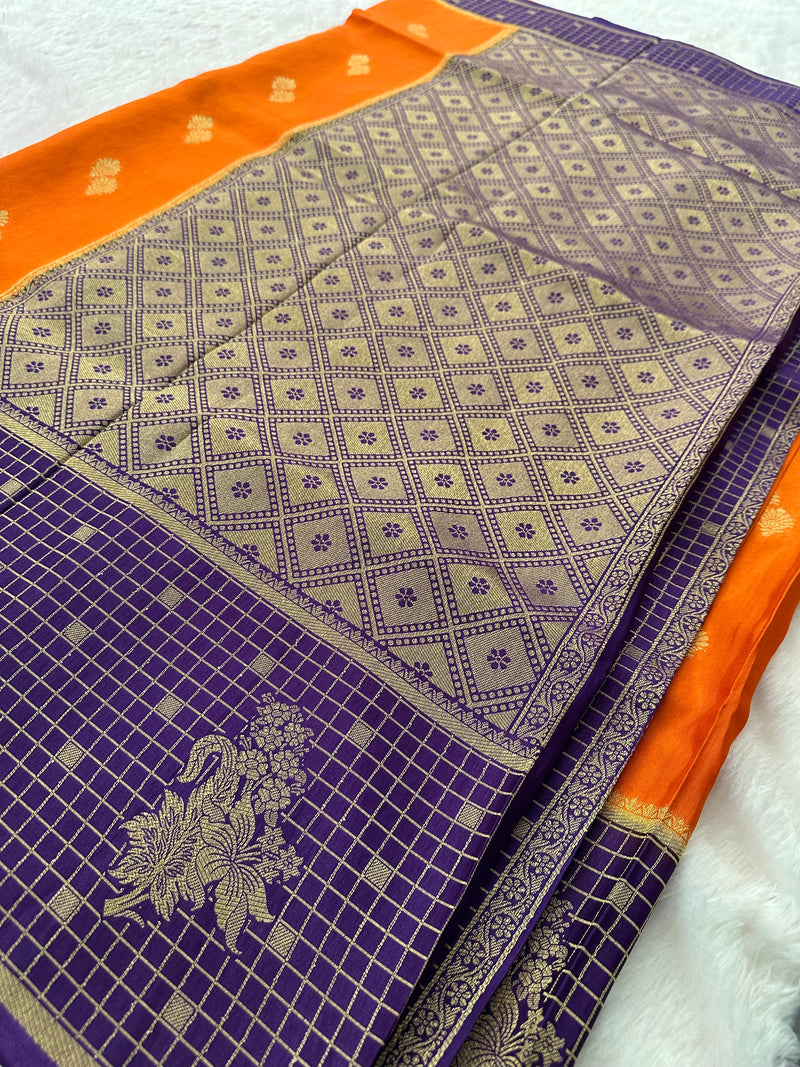 Banarsi Viscose Fancy Saree-JU11