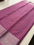 Tussar silver butties -AU3