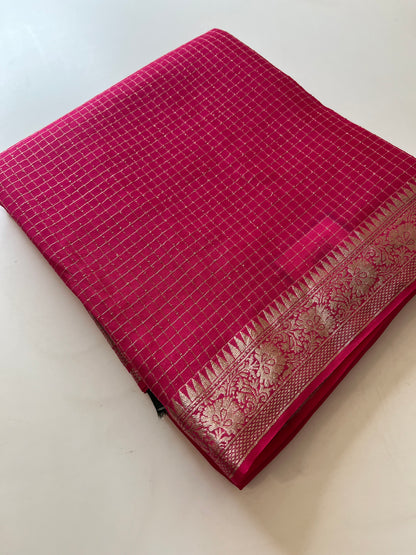 Banarasi Crape Checks