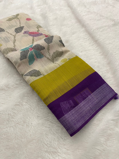 M10 linen chiffon