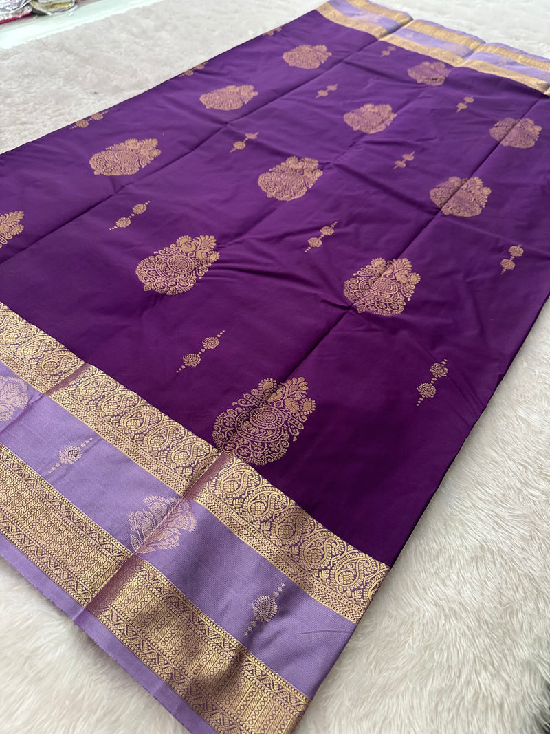 Semi Kanchi Silk Saree-(Ju2)