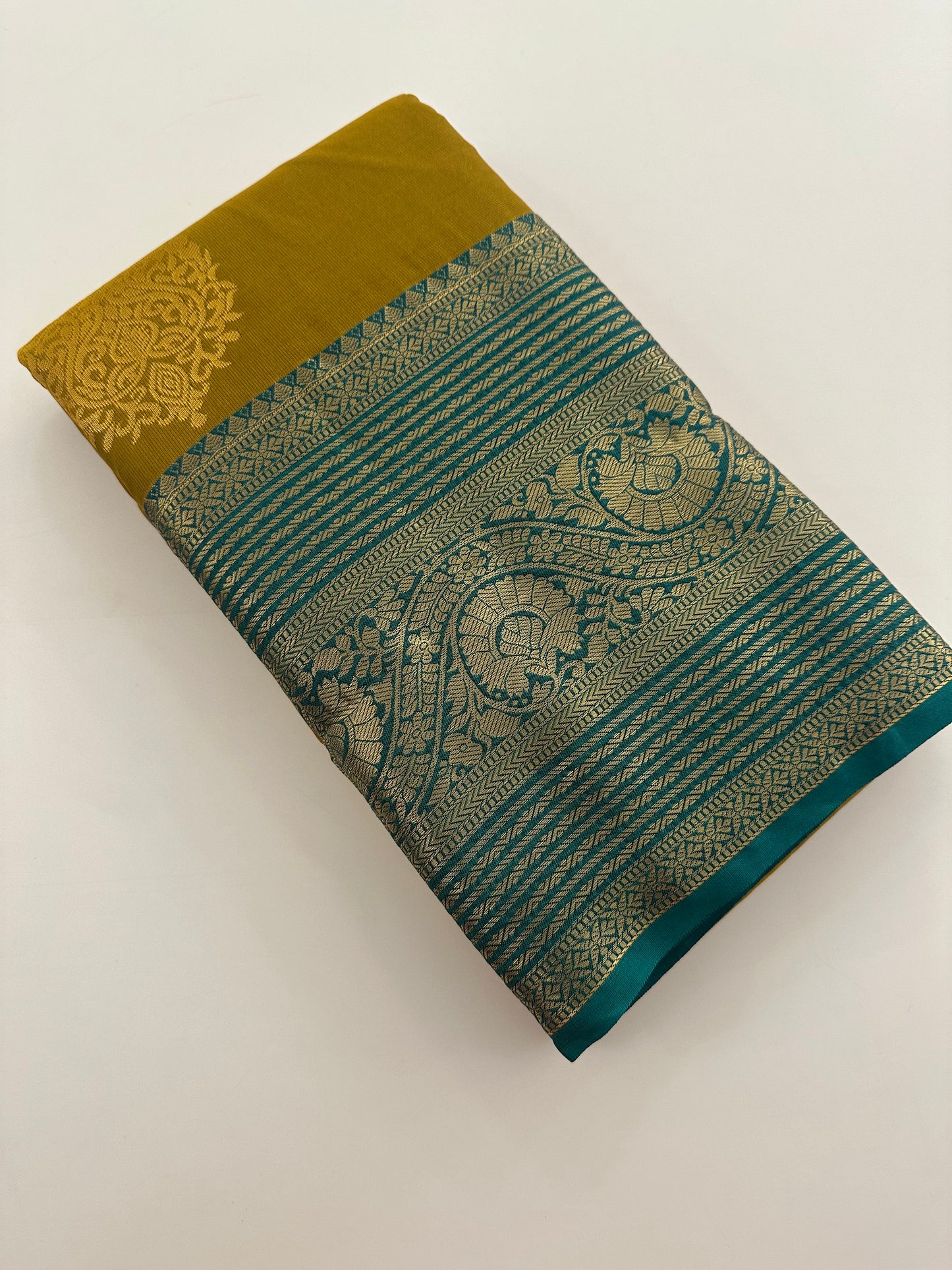 Semi Kanchi Silk Saree-JU16