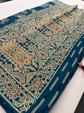 Soft Pashmina silk sarees with white weaving, all over design and self blouse with butti and border 🌹  -AU2