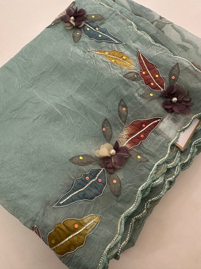 Organza Work Fancy Appliqué Work-M24