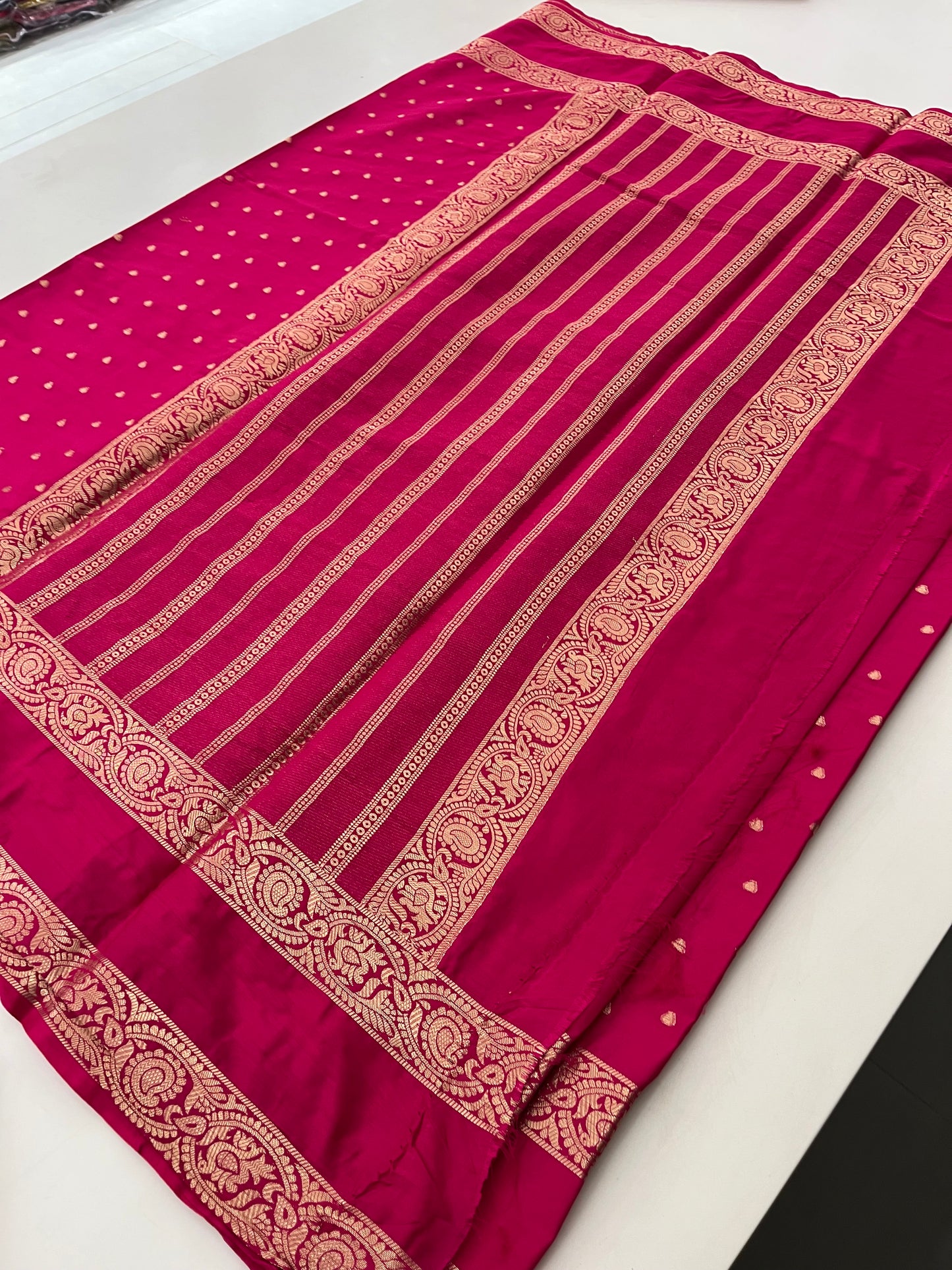 Semi Crepe  Silk Saree